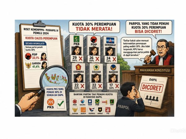 Riset UI Bongkar Akal-Akalan Parpol, Kuota 30 Persen Perempuan Diduga Dimanipulasi