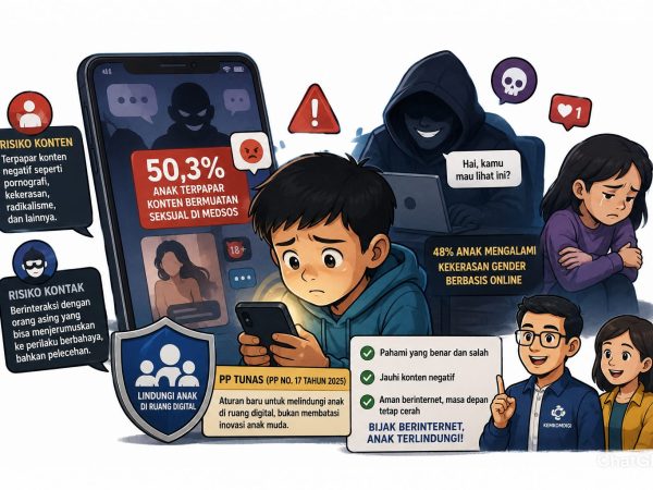 Ruang Digital Kian Brutal, 50% Anak Indonesia Terkena Paparan Seksual
