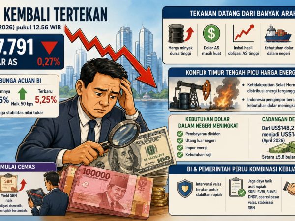 Alarm Bahaya Rupiah Menyala, Tekanan Global dan Domestik Makin Menggila