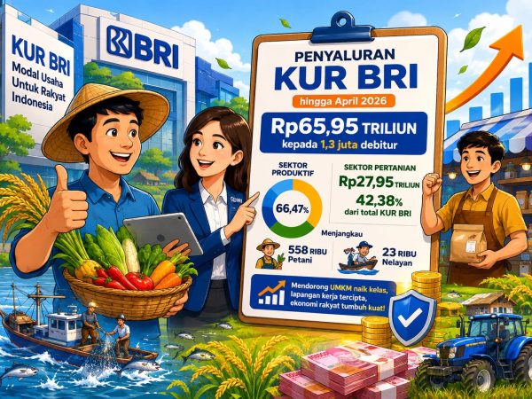 BRI Salurkan KUR Rp 65,95 Triliun, Sektor Pertanian Jadi Prioritas Pembiayaan