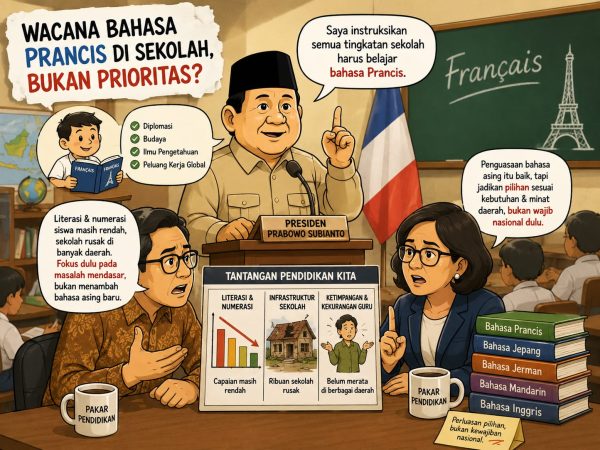 Rencana Bahasa Prancis di Sekolah Dikritik, Fokus Pendidikan Dipertanyakan Pakar
