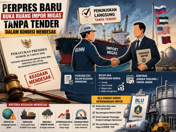 Aturan Baru Terbit, Impor Minyak dan LPG Bisa Dilakukan Lewat Penunjukan Langsung