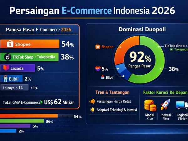 Persaingan E-Commerce RI Makin Sengit, Shopee dan TikTok Shop-Tokopedia Kuasai Pasar