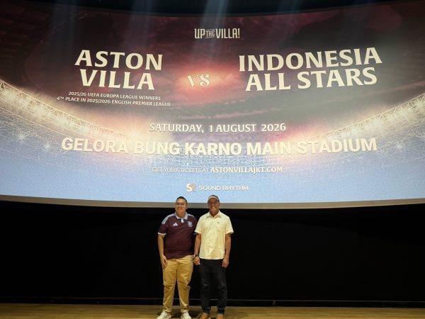 Aston Villa Hadapi Indonesia All Stars di GBK, Juara Liga Europa Sambangi Indonesia untuk Pertama Kalinya