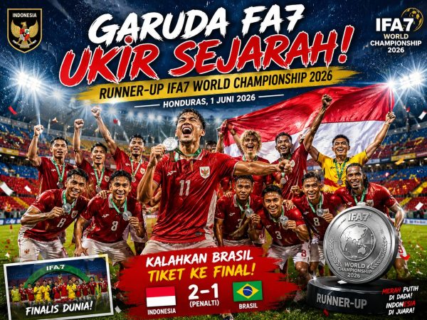 Hadiah Hari Lahir Pancasila: Indonesia Jadi Runner-up IFA7 World Championship 2026