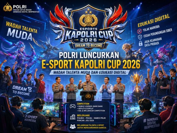 Polri Luncurkan E-Sport Kapolri Cup 2026, Wadah Talenta Muda dan Edukasi Digital