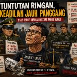 Tak Dituntut Dipecat, Empat Anggota BAIS TNI dalam Kasus Air Keras Andrie Yunus Dipertanyakan