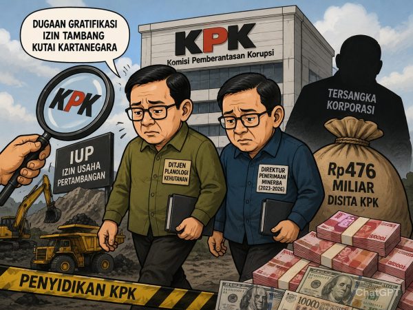 KPK Bidik Jejak Izin Tambang Kukar, Pejabat Kementerian Kehutanan dan ESDM Diperiksa