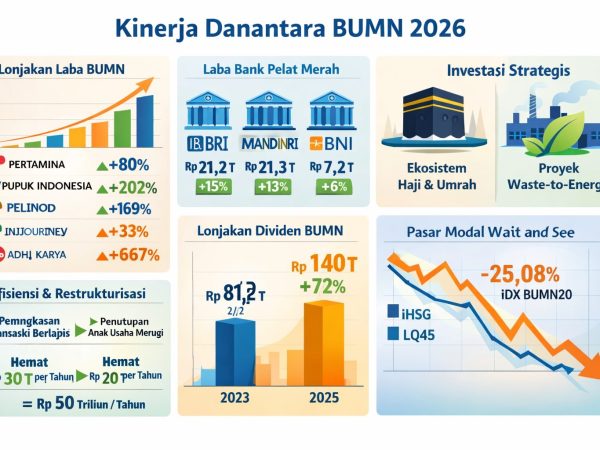 Setahun Danantara: Laba BUMN Melonjak, Bursa Masih Menunggu Bukti