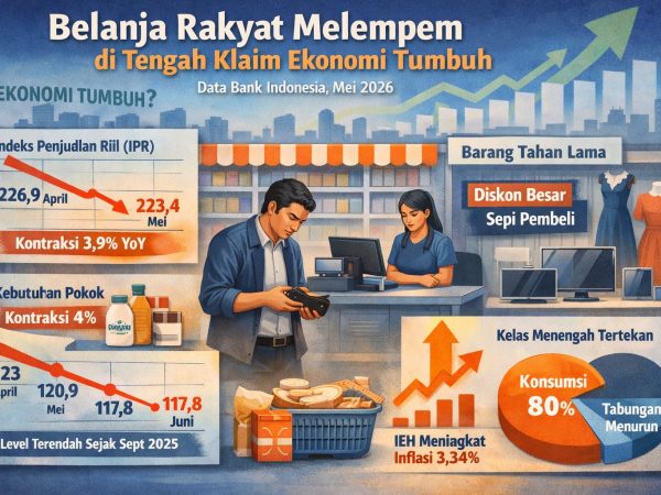Belanja Rakyat Kian Melempem, Sinyal Redup di Tengah Klaim Pertumbuhan Ekonomi