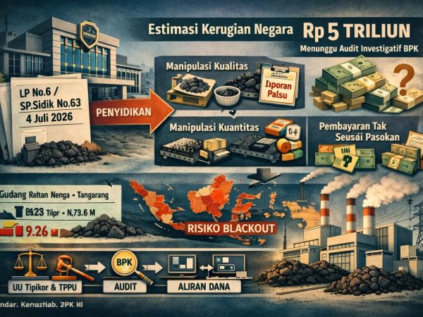 Kortastipidkor Bareskrim Bongkar Dugaan Korupsi di Balik Pasokan Batu Bara PLTU
