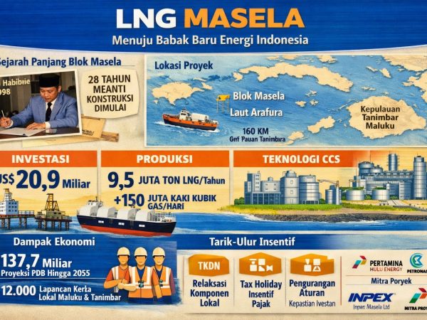 Setelah 28 Tahun, Groundbreaking Blok Masela Akhirnya Dimulai Hari ini