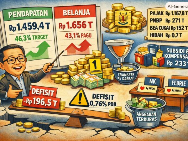 APBN Semester I 2026 Defisit Rp196,5 T, Ini Rinciannya