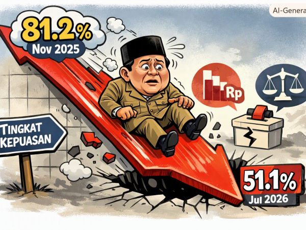Kepuasan Publik ke Prabowo Anjlok ke 51,1% Versi SMRC